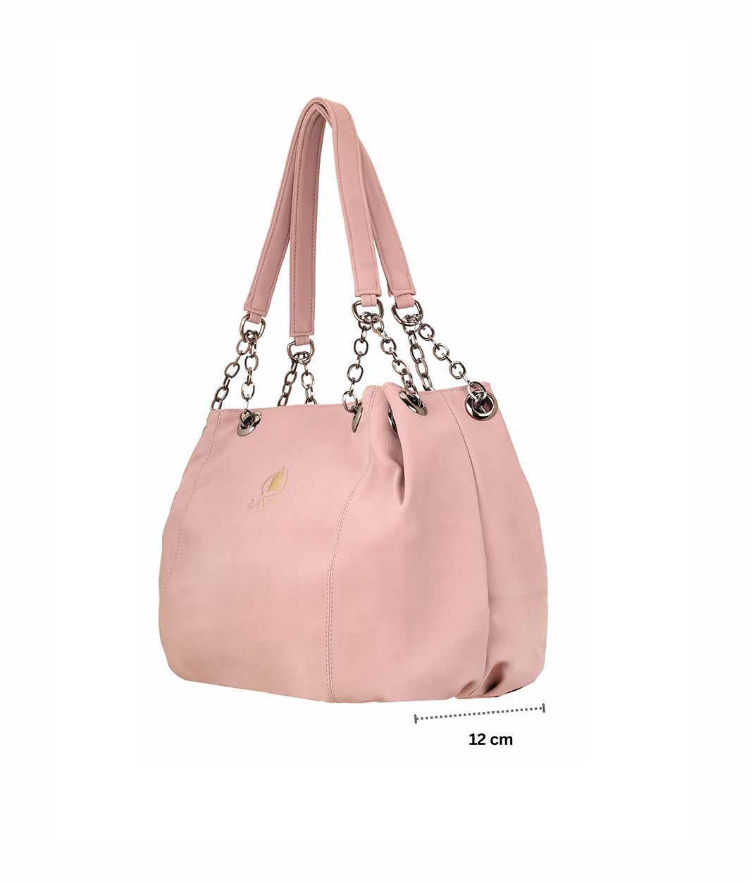 Chain Handle Tote Purse