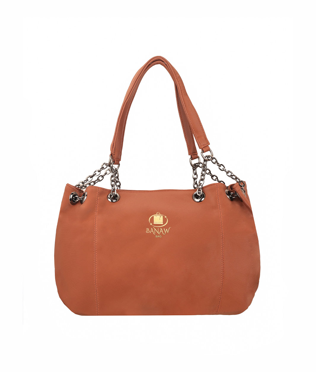 Chain Handle Tote Purse