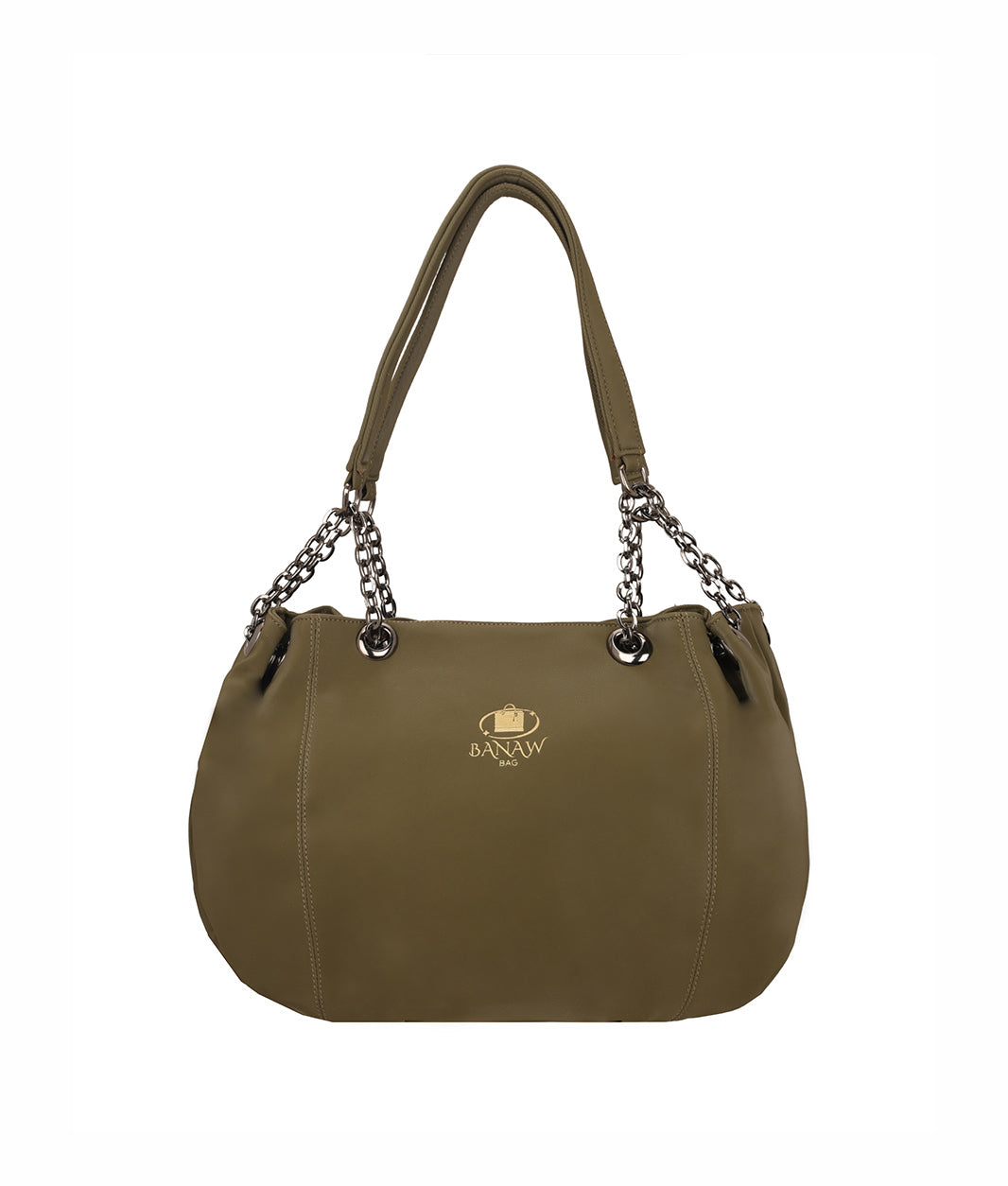Chain Handle Tote Purse