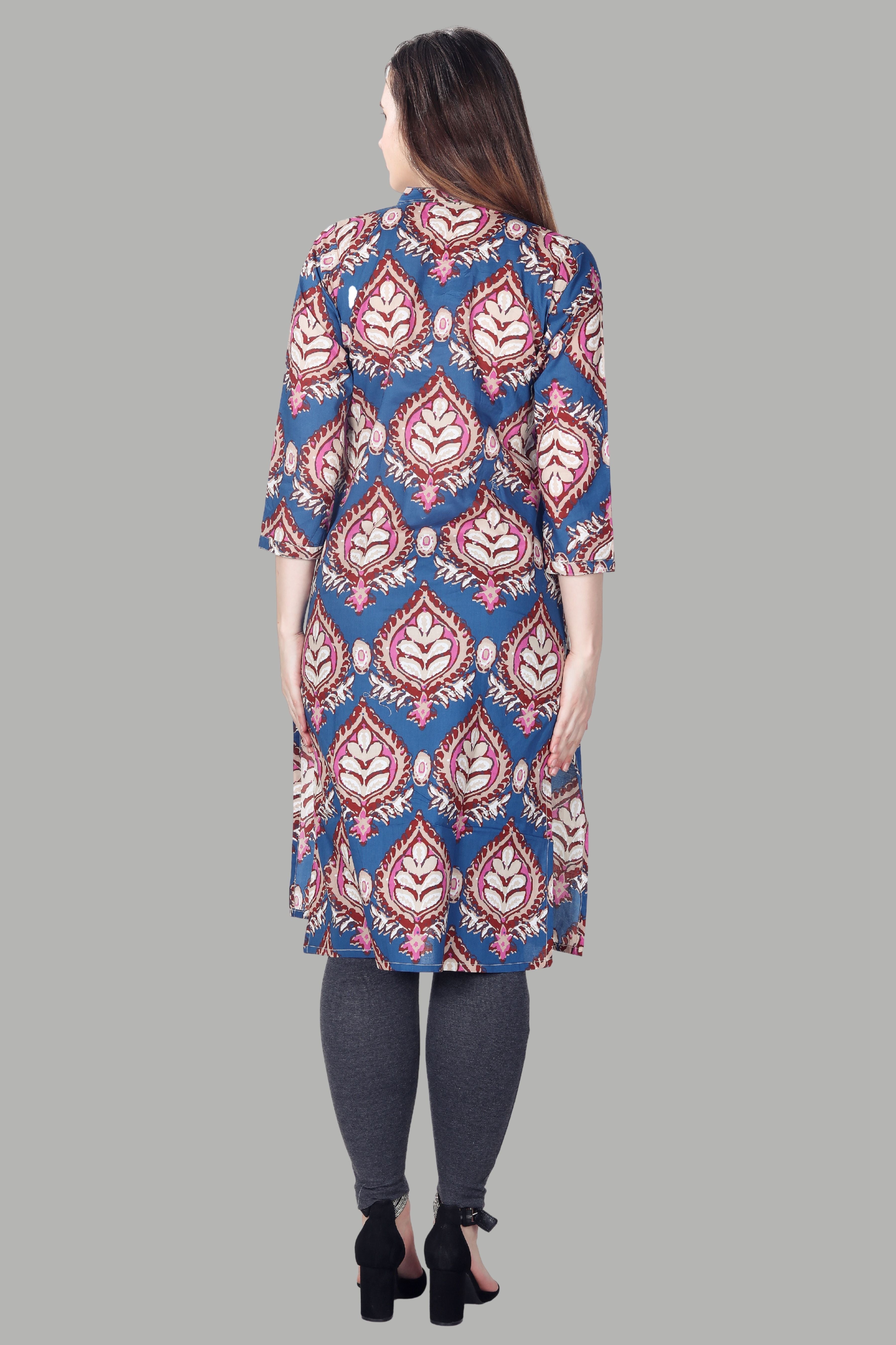 Elegant cotton ethnic kurti by AIKAA