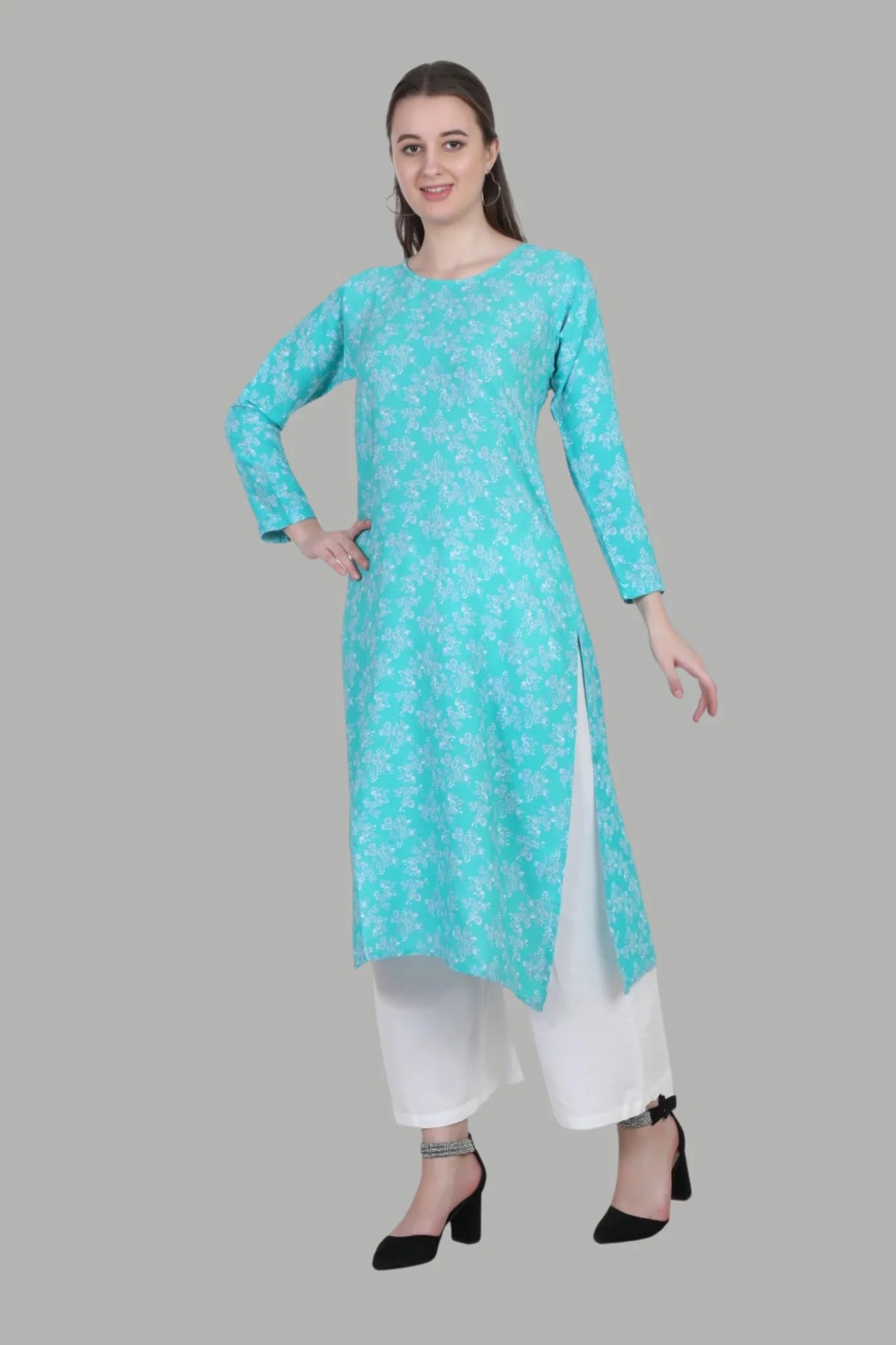 Stylish fancy printed kurti for women