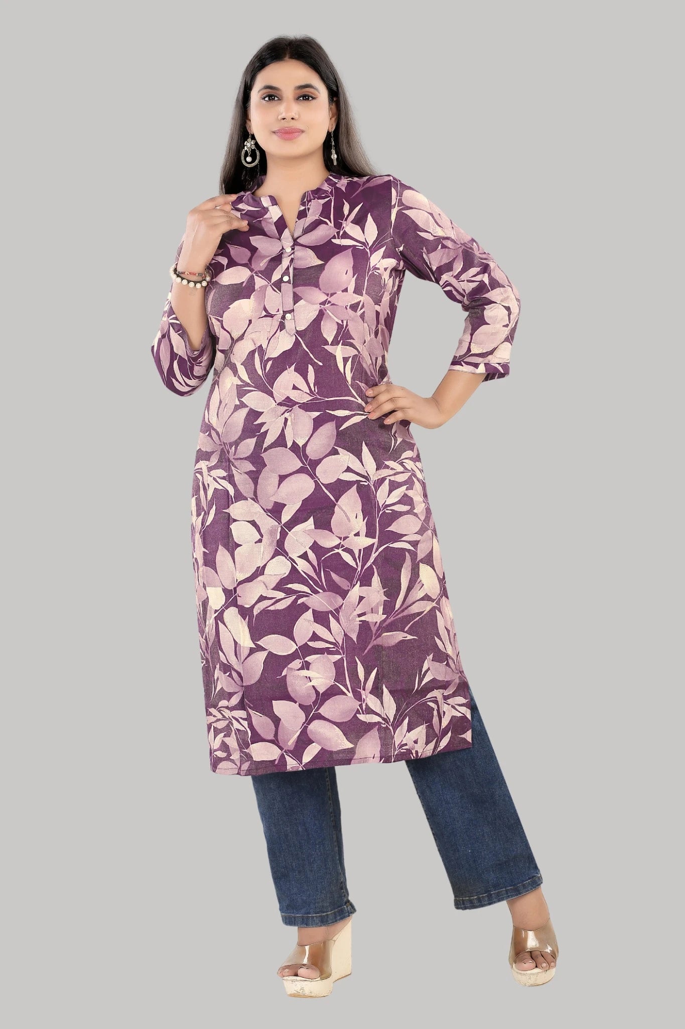 Floral Breeze kurti for women
