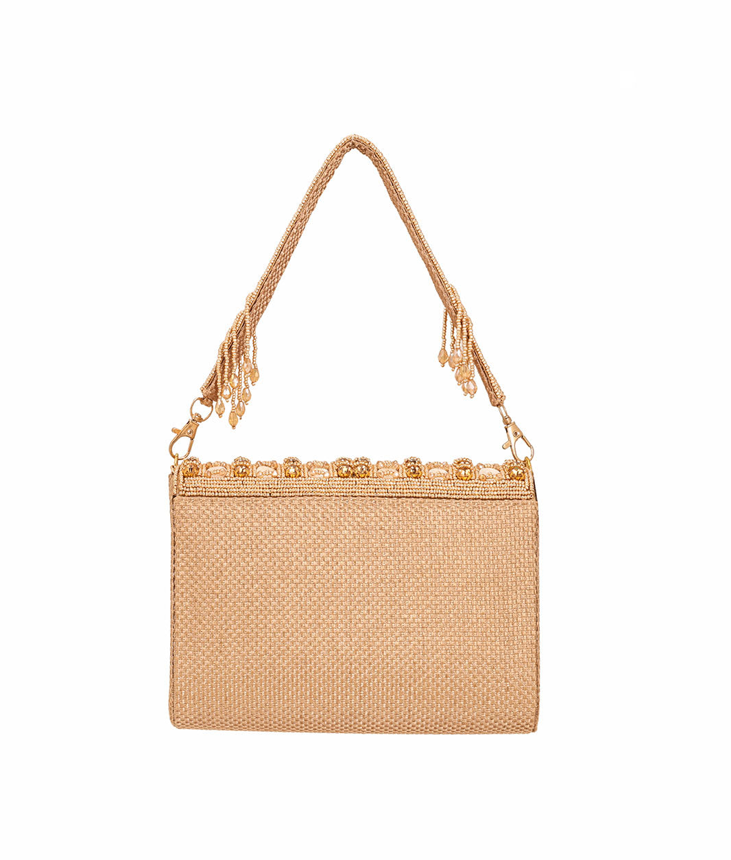 Embellished Shoulder Clutch Bag