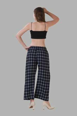 Elegant black palazzo pants for casual and daily wear