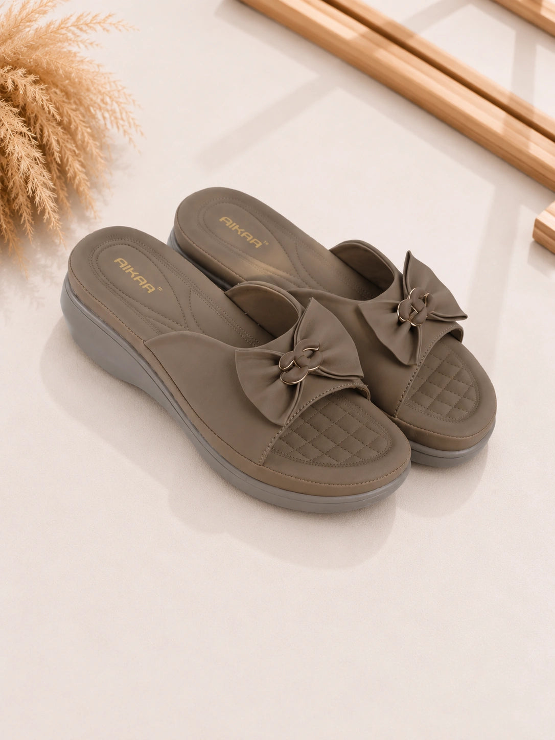 Elegant brown casual footwear for daily wear