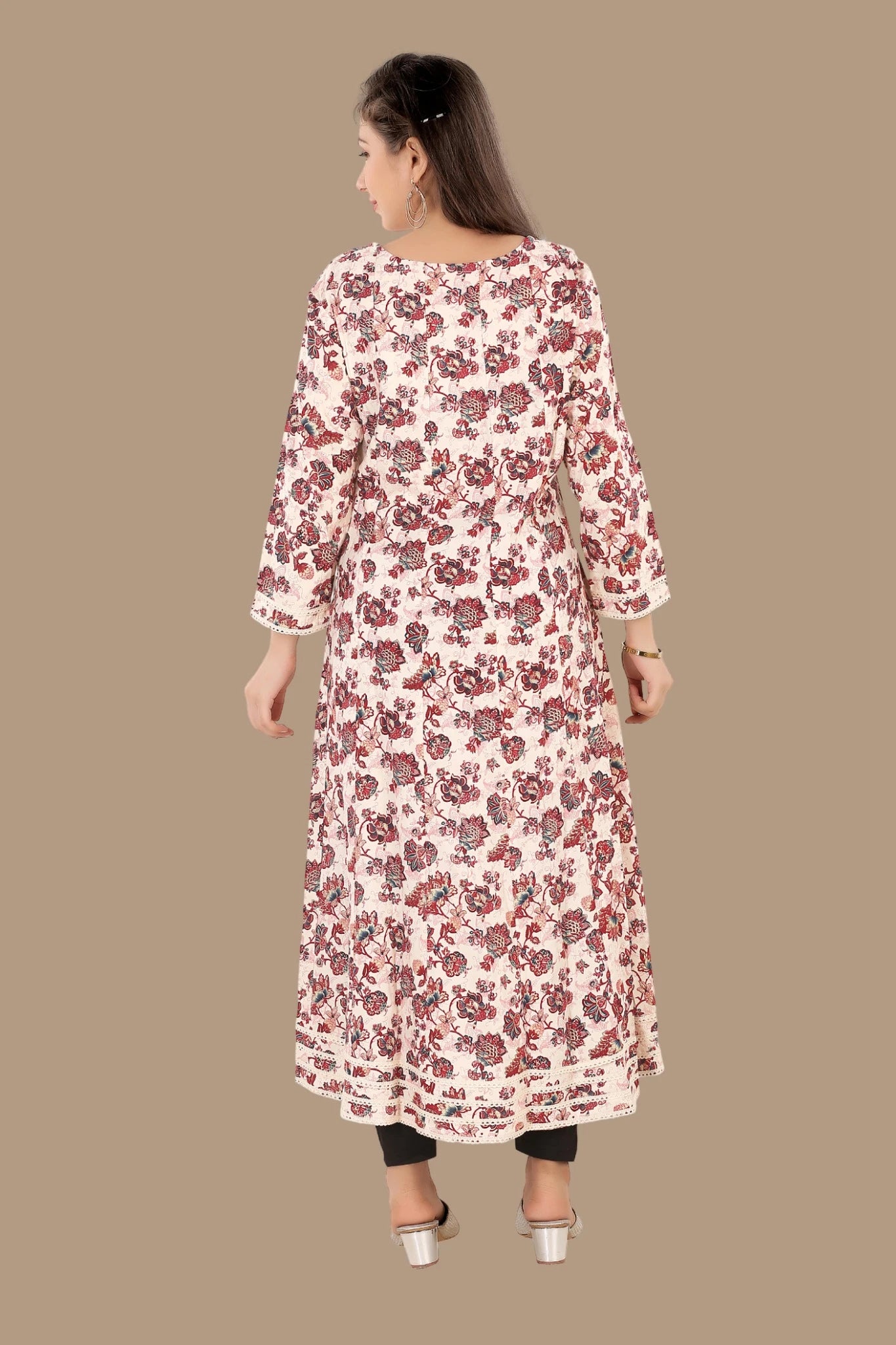 Comfortable cotton slub casual kurti by AIKAA