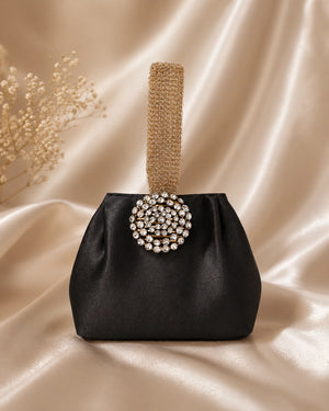 Stylish embellished potli bag for festive wear