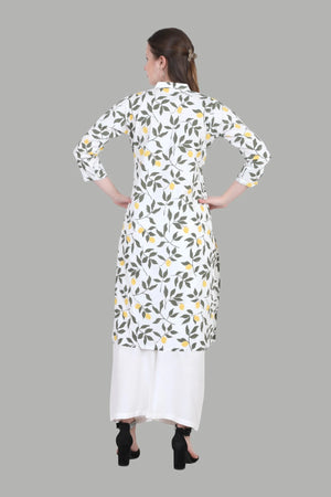 Comfortable women’s fancy print kurti by AIKAA