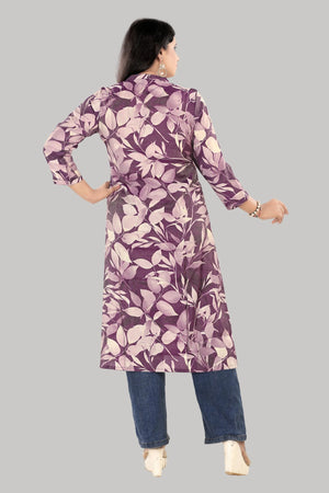 Comfortable women’s floral kurti by AIKAA