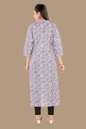 Comfortable women’s printed kurti by AIKAA