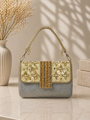 Elegant women’s pearl handbag for weddings and events