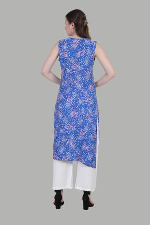 Comfortable women’s sleeveless kurti by AIKAA