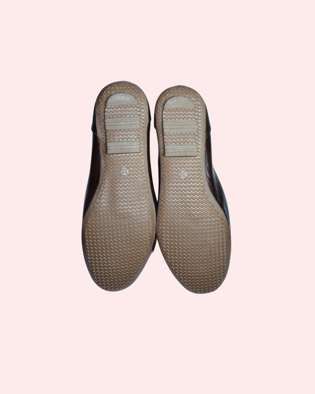 Elegant tan brown casual flats for daily wear