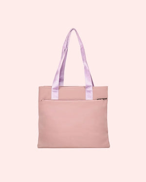 Pink tote bag for women