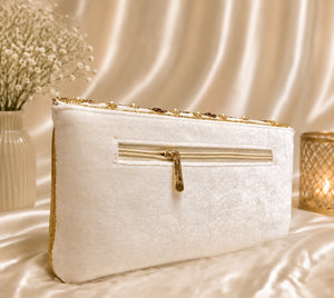 Luxury velvet evening purse with stylish design