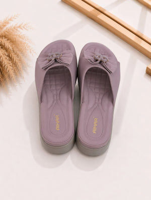 Fashionable purple comfy slides for girls and women