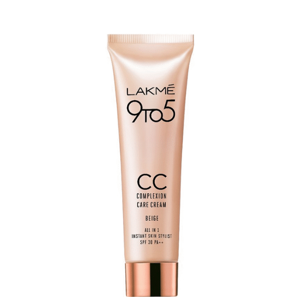 Lakme 9 to 5 CC Cream Mini, 01 - Beige, Light Face Makeup